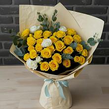 Букет цветов из:  Розы #REPLACE_PRED# Белово