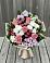 Букет цветов из: Альстромерии, Гвоздики, Розы и Хризантемы в Белово