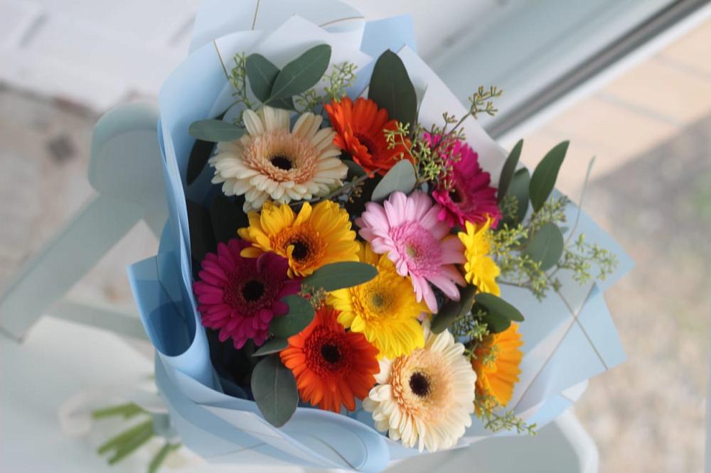 Букет цветов из: Герберы в Белово