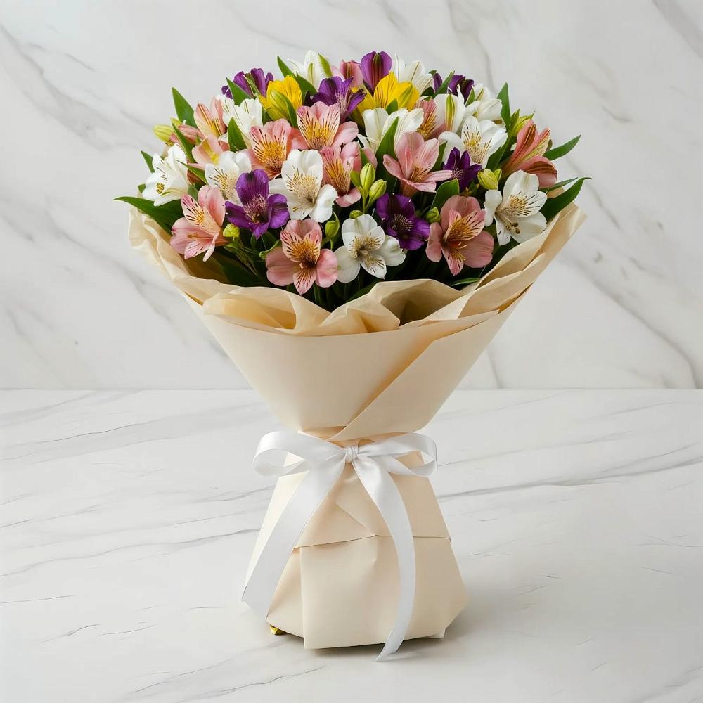 Букет цветов из: Альстромерии в Белово