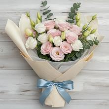 Букет цветов из:  Лизиантусы в Белово