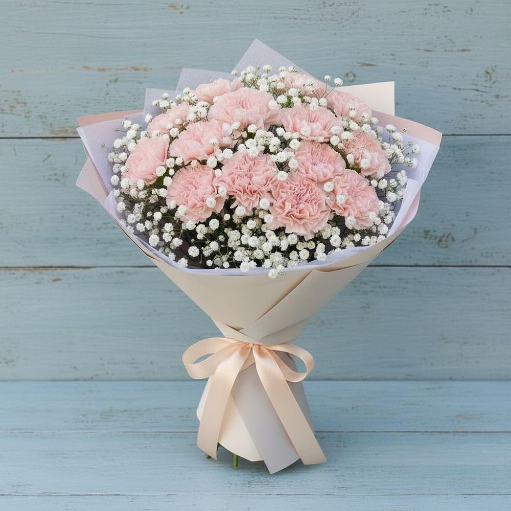 Букет цветов из: Гвоздики в Белово