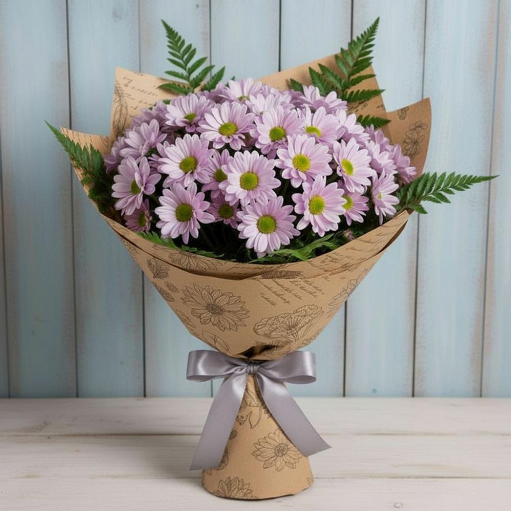 Букет цветов из: Хризантемы в Белово