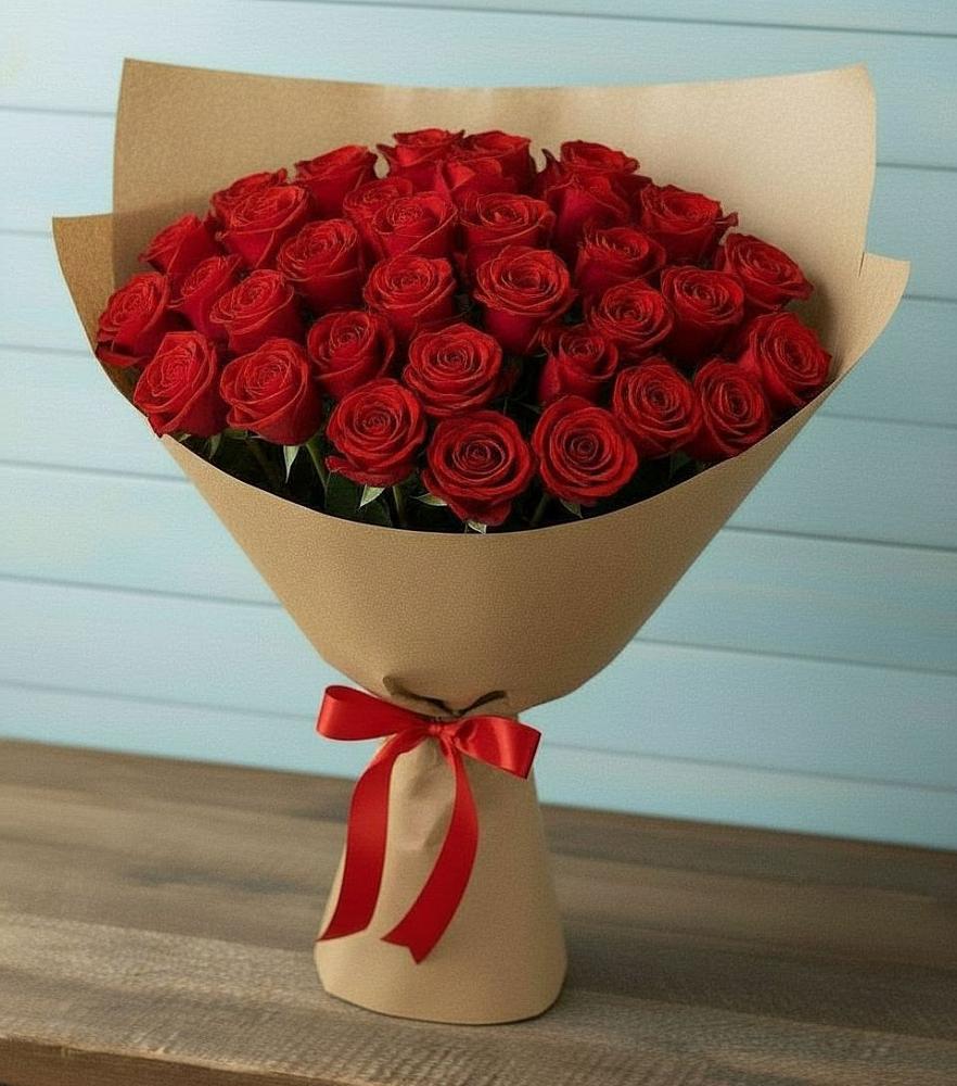 Букет Красные розы Милано в Белово