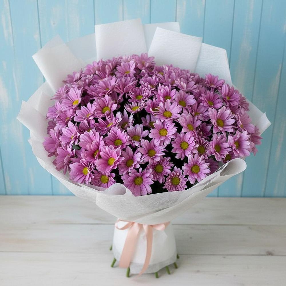 Букет цветов из: Хризантемы в Белово