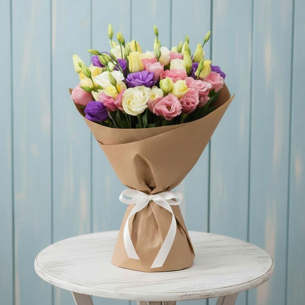 Букет цветов из: Лизиантусы в Белово