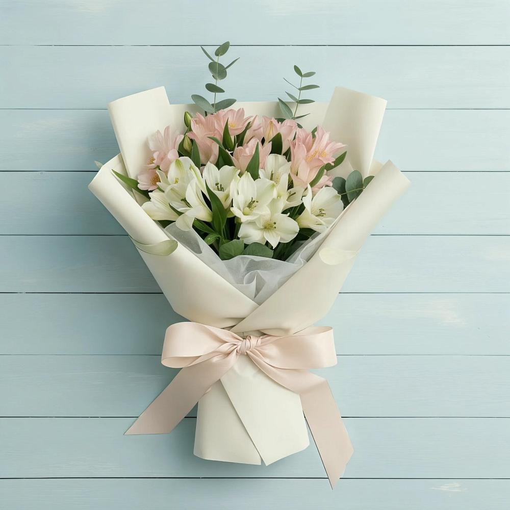 Букет цветов из: Альстромерии в Белово