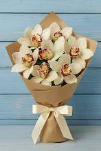 Букет цветов из:  Орхидеи и Розы в Белово